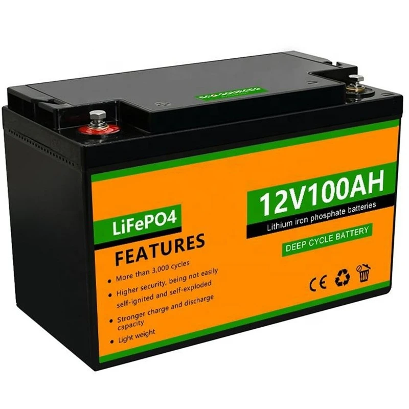 Bateria LiFePO4 de cicle profund de 12 V 100 Ah